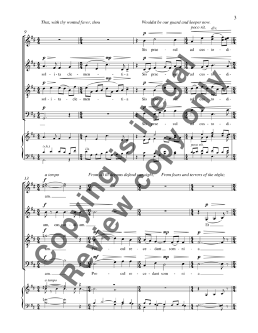 Te lucis ante terminum Divisi scores gallery preview page 7