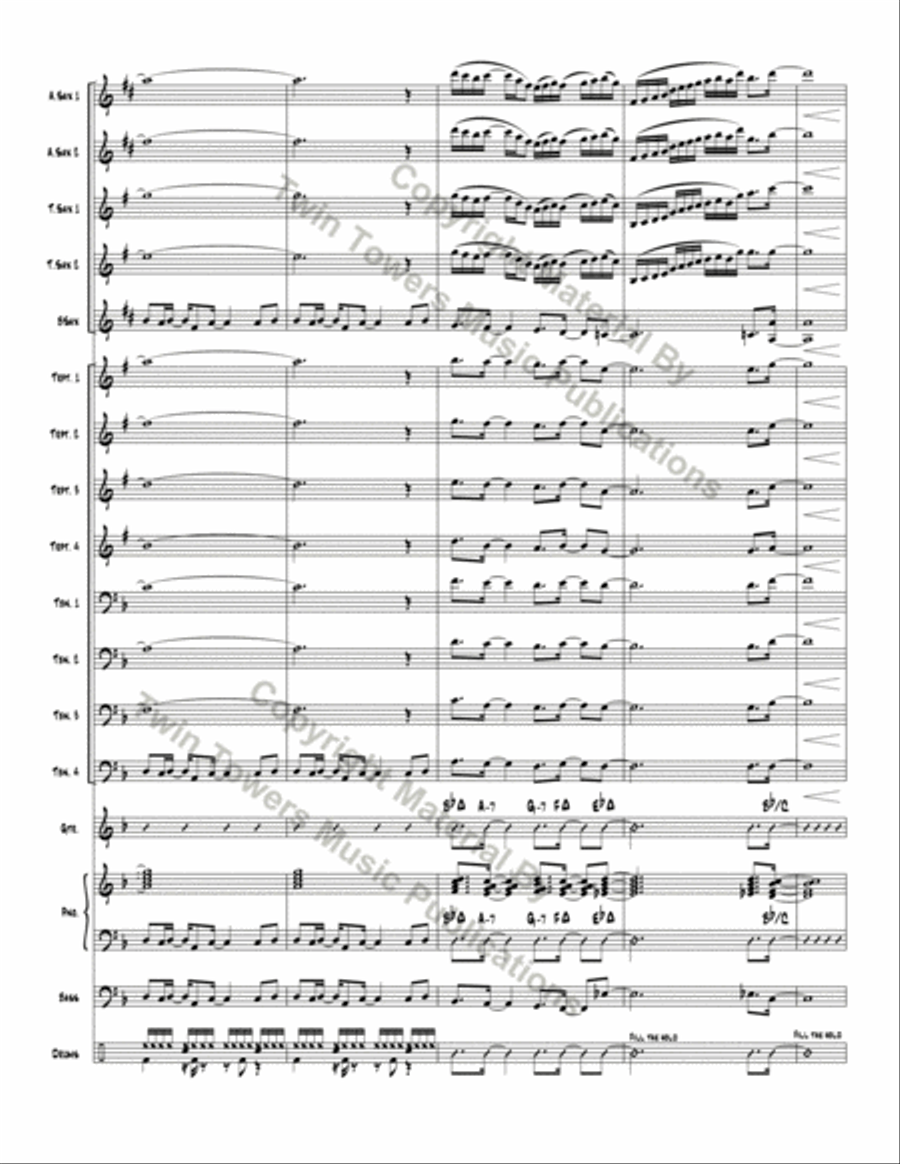 Rock Modern Ode Jazz Ensemble scores gallery preview page 4