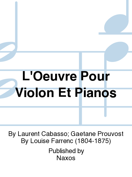 L'Oeuvre Pour Violon Et Pianos