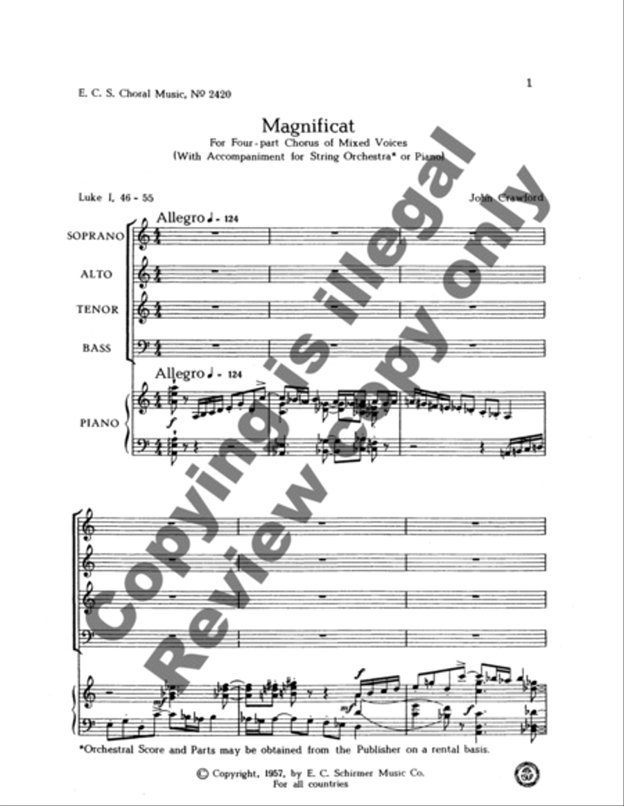 Magnificat 4-Part scores gallery preview page 8