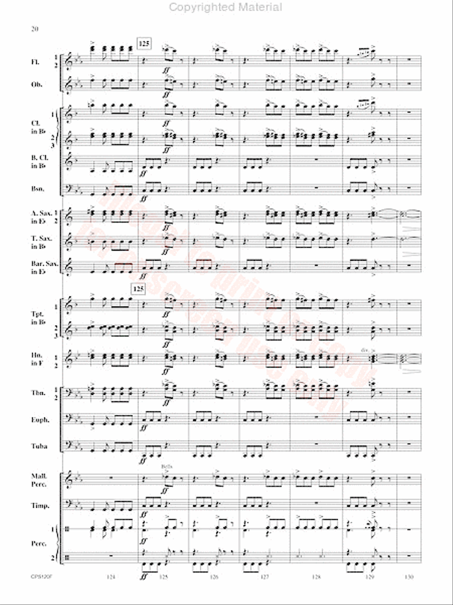 Instinct Concert Band scores gallery preview page 21