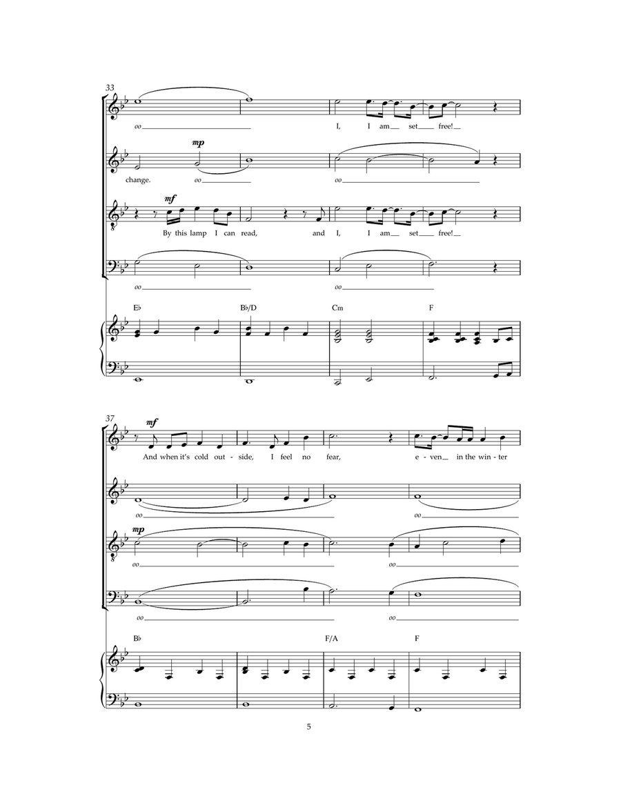 My House ('From Matilda The Musical') Choir scores gallery preview page 5