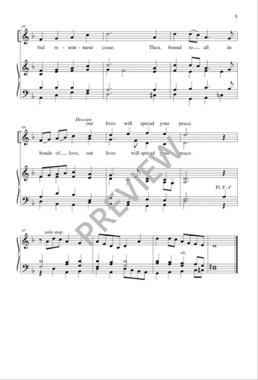 Forgive Our Sins As We Forgive 3-Part scores gallery preview page 6