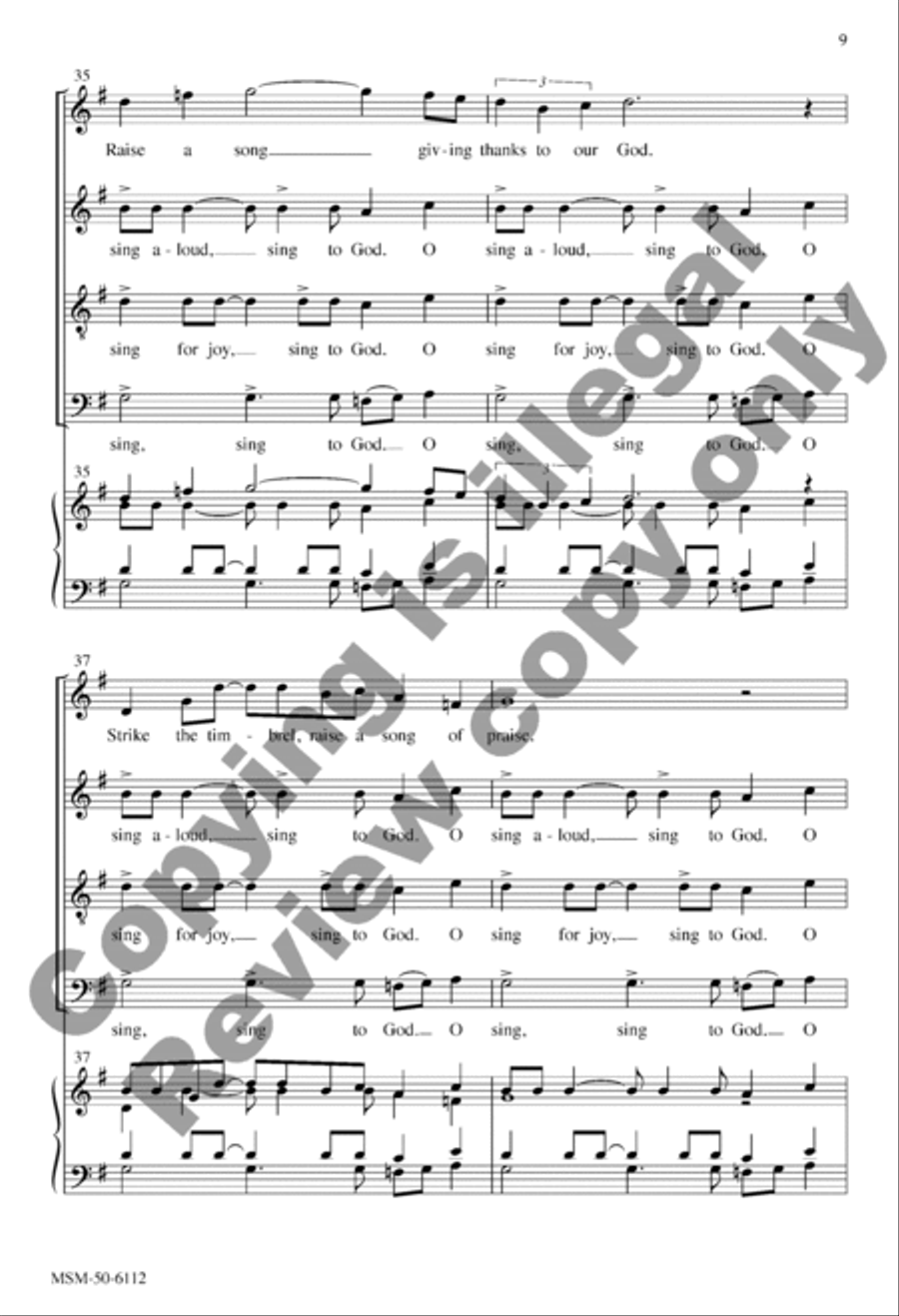 Raise a Song Divisi scores gallery preview page 9
