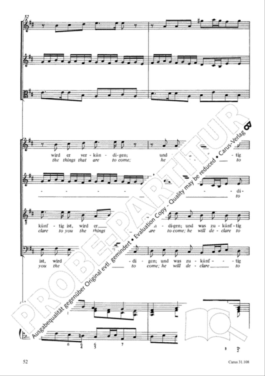Now it is good, that I am leaving (Es ist euch gut, dass ich hingehe) ATB scores gallery preview page 53