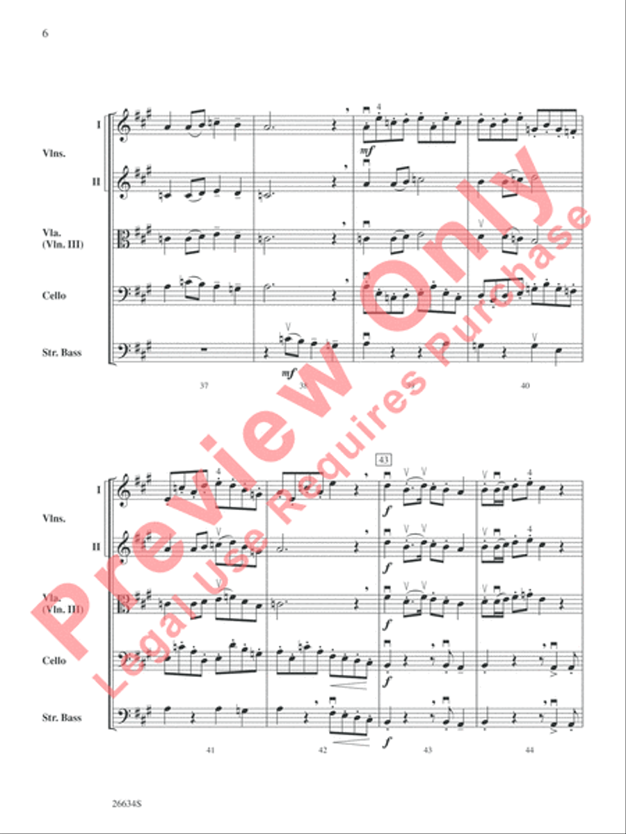 Ghosts of the Taman Negara String Orchestra scores gallery preview page 7