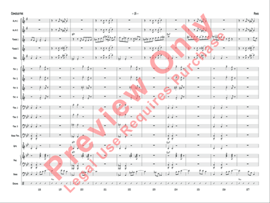 Povo Povo Jazz Ensemble scores gallery preview page 16