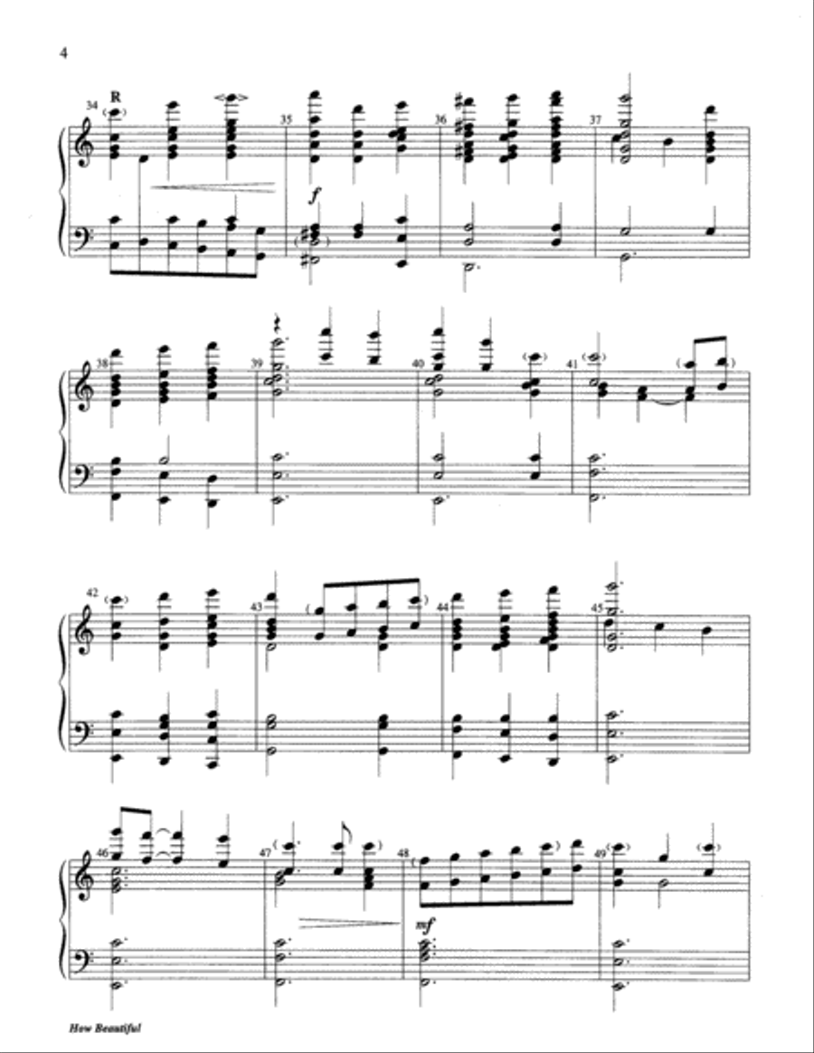 How Beautiful 5-Octaves scores gallery preview page 4