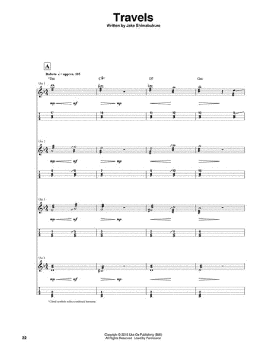 Jake Shimabukuro - Travels Ukulele scores gallery preview page 6