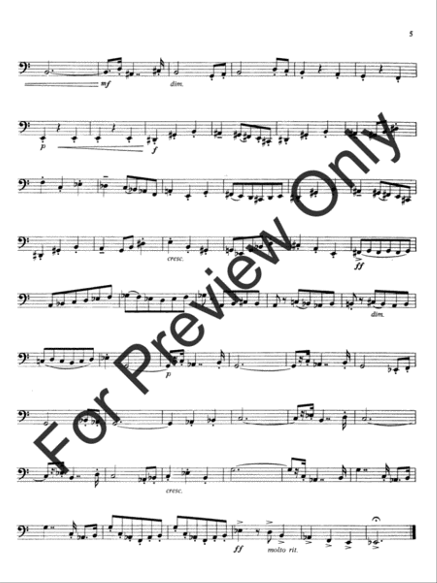 Diverse Moments #1 Tuba scores gallery preview page 7