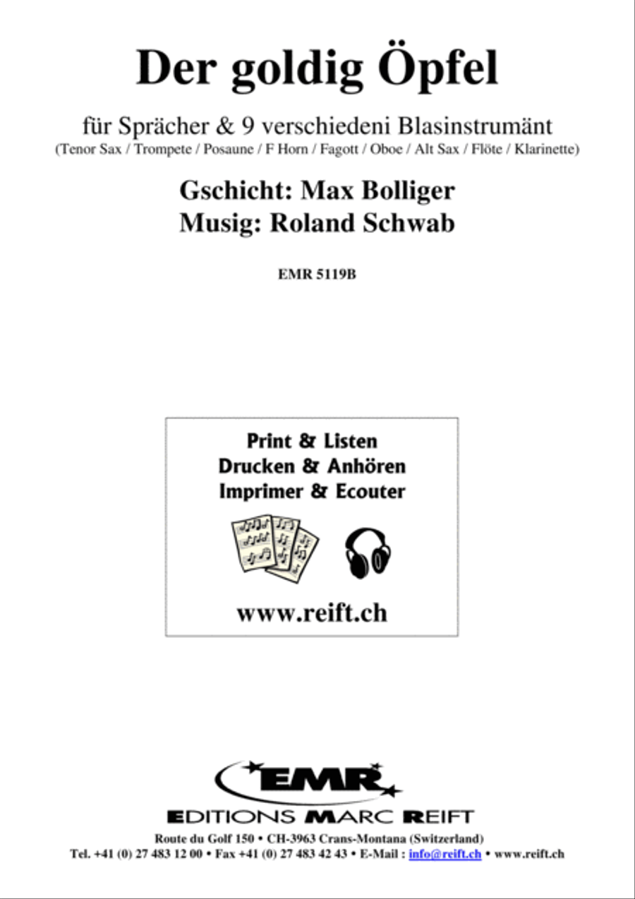 Der goldig Opfel Der goldig Opfel Trombone scores gallery preview page 8