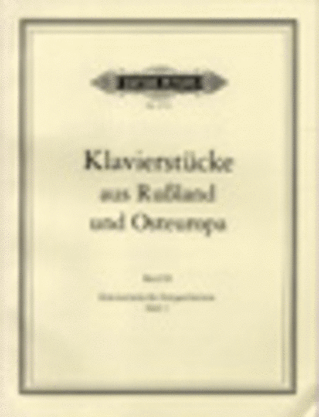 Piano Pieces from Russia and Eastern Europe Volume 3