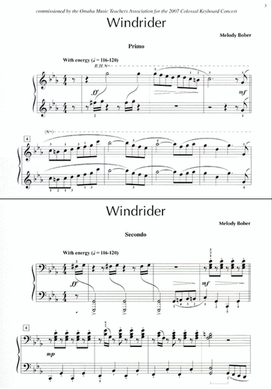 Windrider Piano Method scores gallery preview page 3