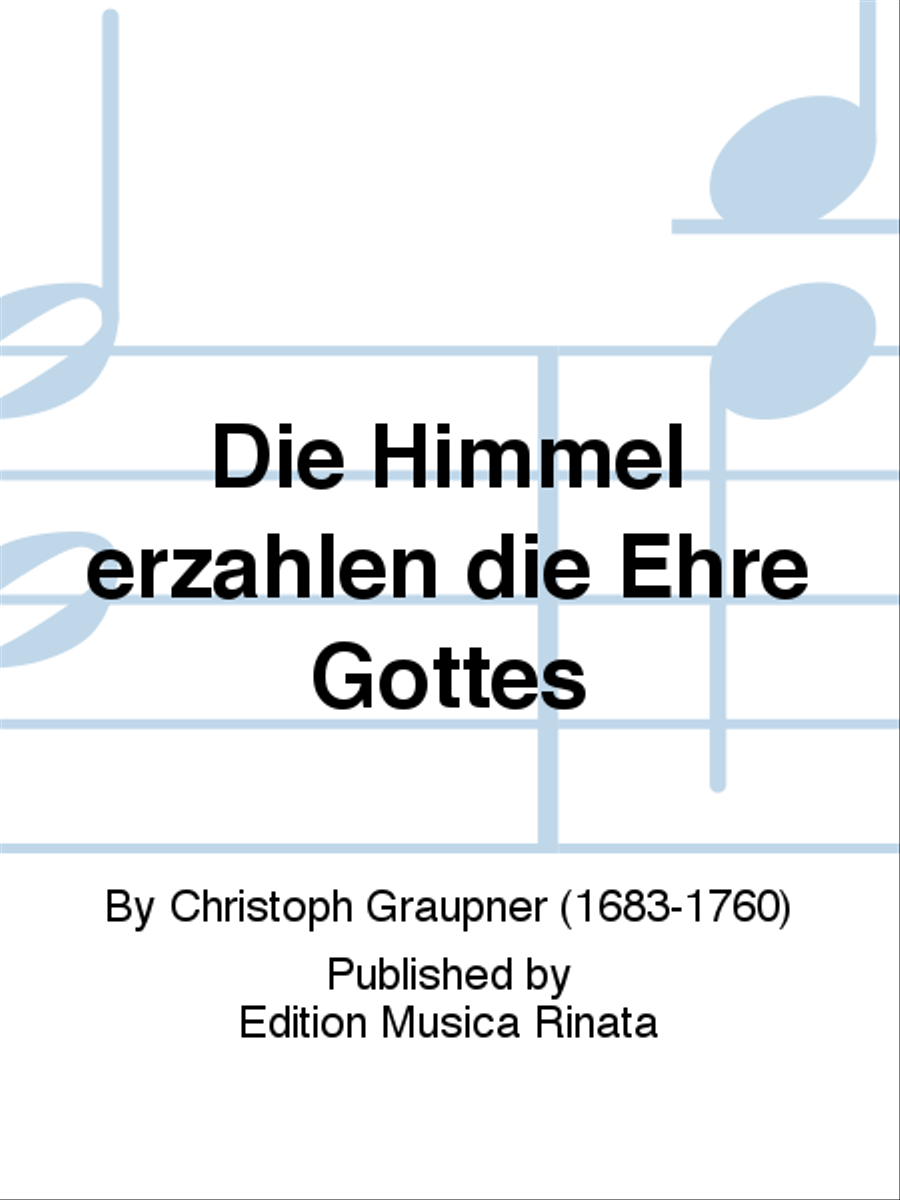 Die Himmel erzahlen die Ehre Gottes 3-Part scores gallery preview page 1
