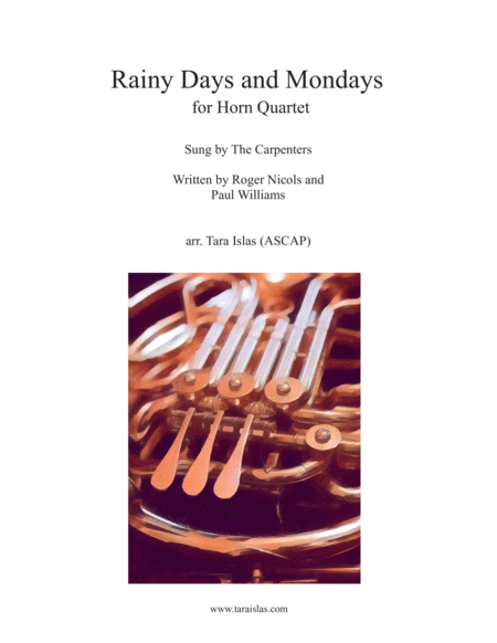 Rainy Days And Mondays image number null