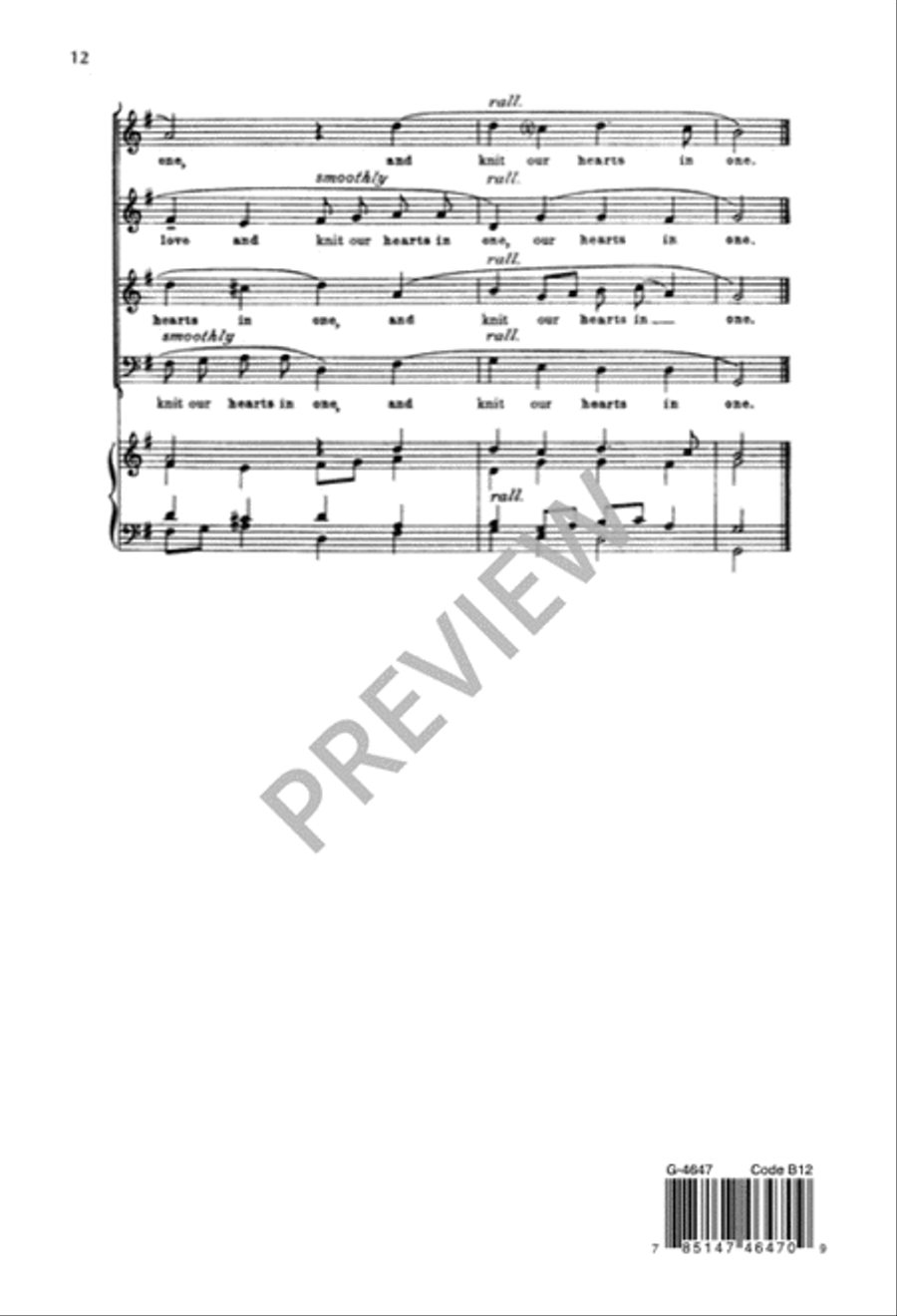 Four Motets Four Motets 4-Part scores gallery preview page 13