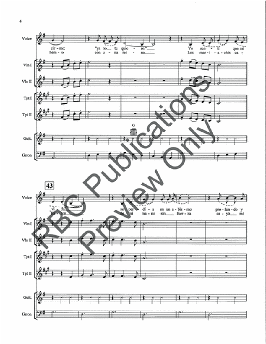 Ella Mariachi (Score) Ella Mariachi (Score) Voice scores gallery preview page 6