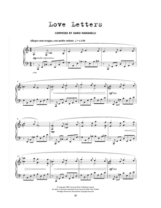 Love Letters (from Atonement)