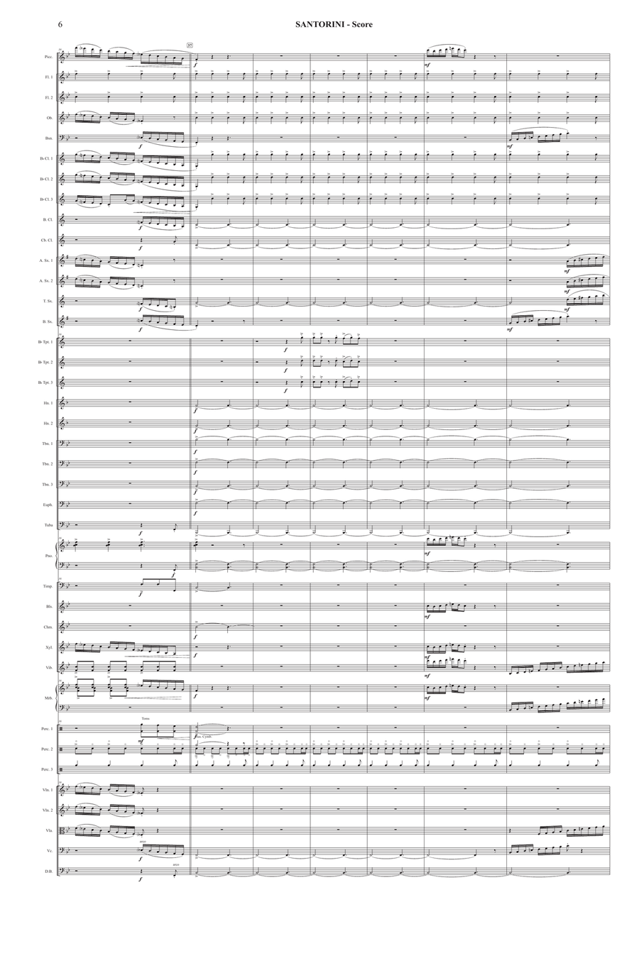 Santorini Concert Band scores gallery preview page 6
