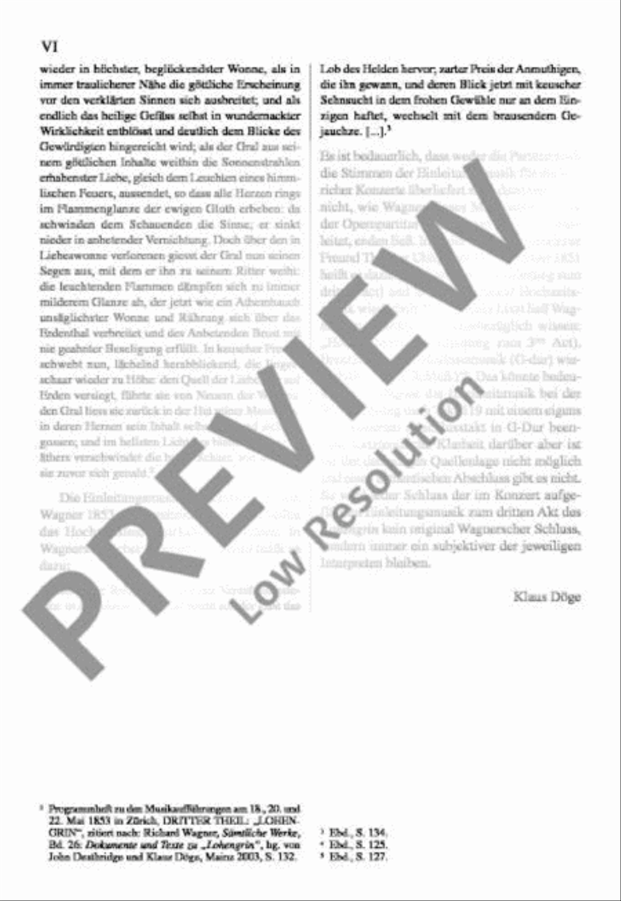 Lohengrin Lohengrin Orchestra scores gallery preview page 7