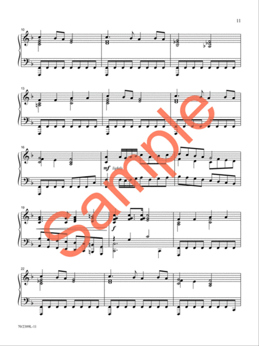 The Rugged Cross, the Empty Tomb Piano Solo scores gallery preview page 10