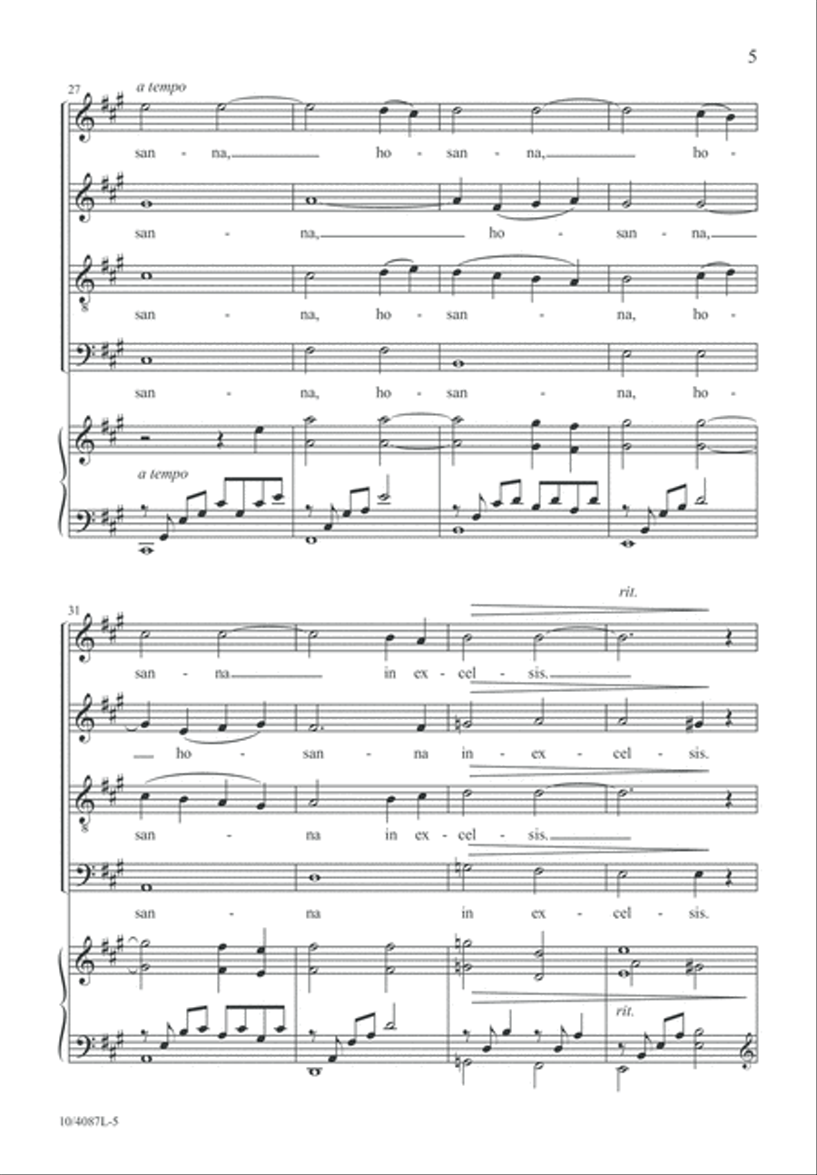 Holy (Sanctus) Divisi scores gallery preview page 6