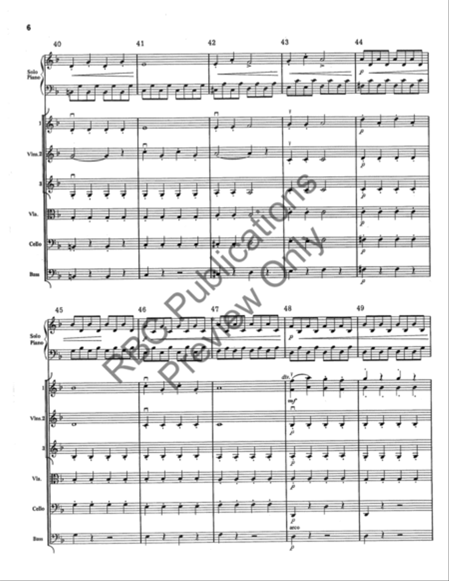 Concertino In D Moll (Score) String Orchestra scores gallery preview page 7