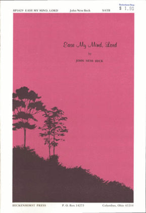 Book cover for Ease My Mind, Lord