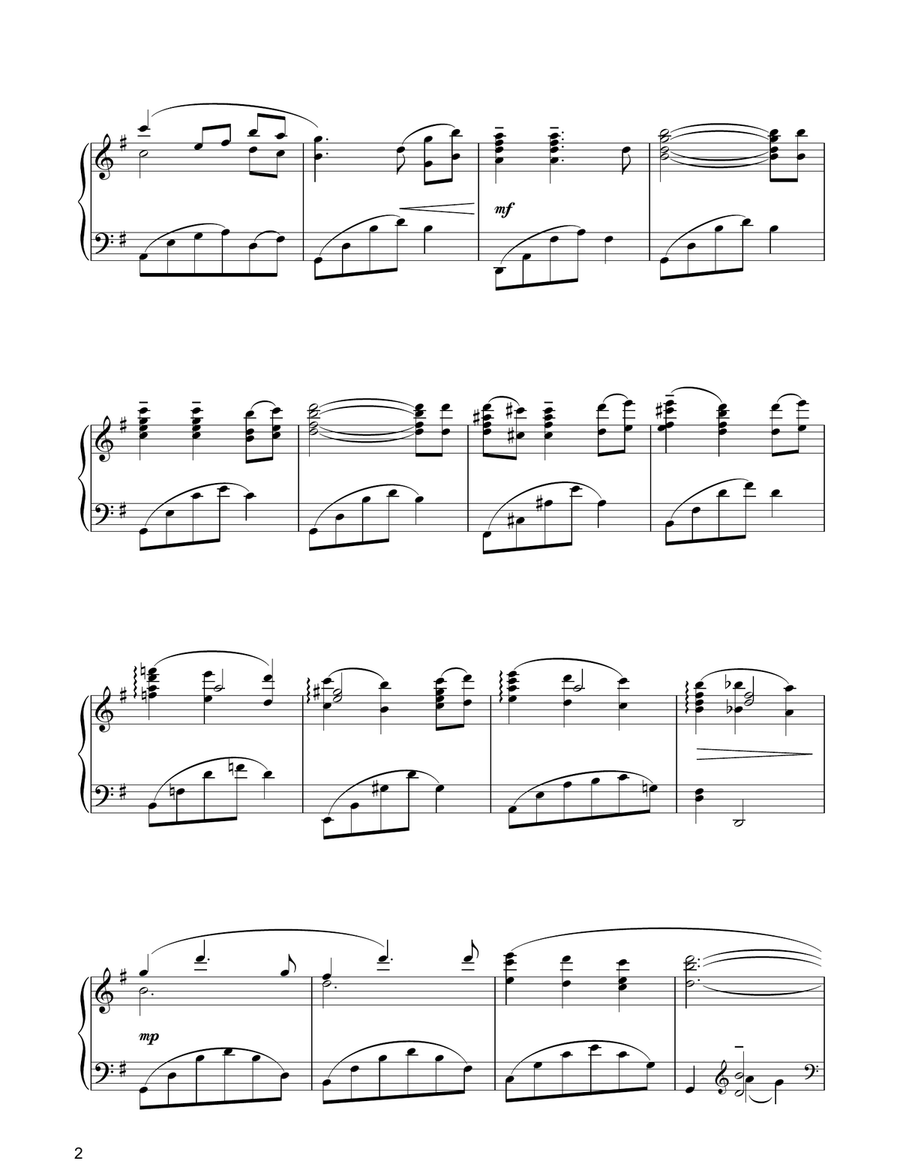 Reprise ... (from Spirited Away) Piano Solo scores gallery preview page 2