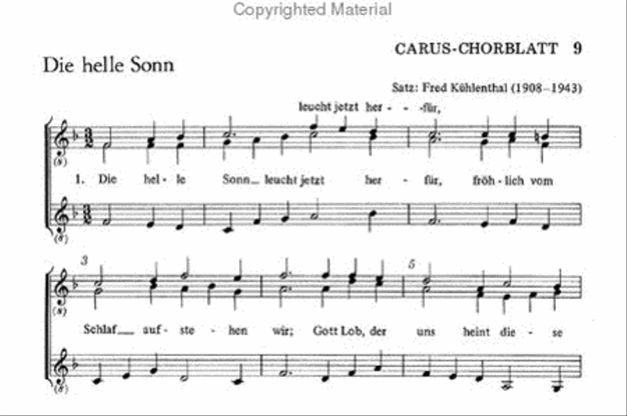 Morgen- und Abendlieder Choir scores gallery preview page 2