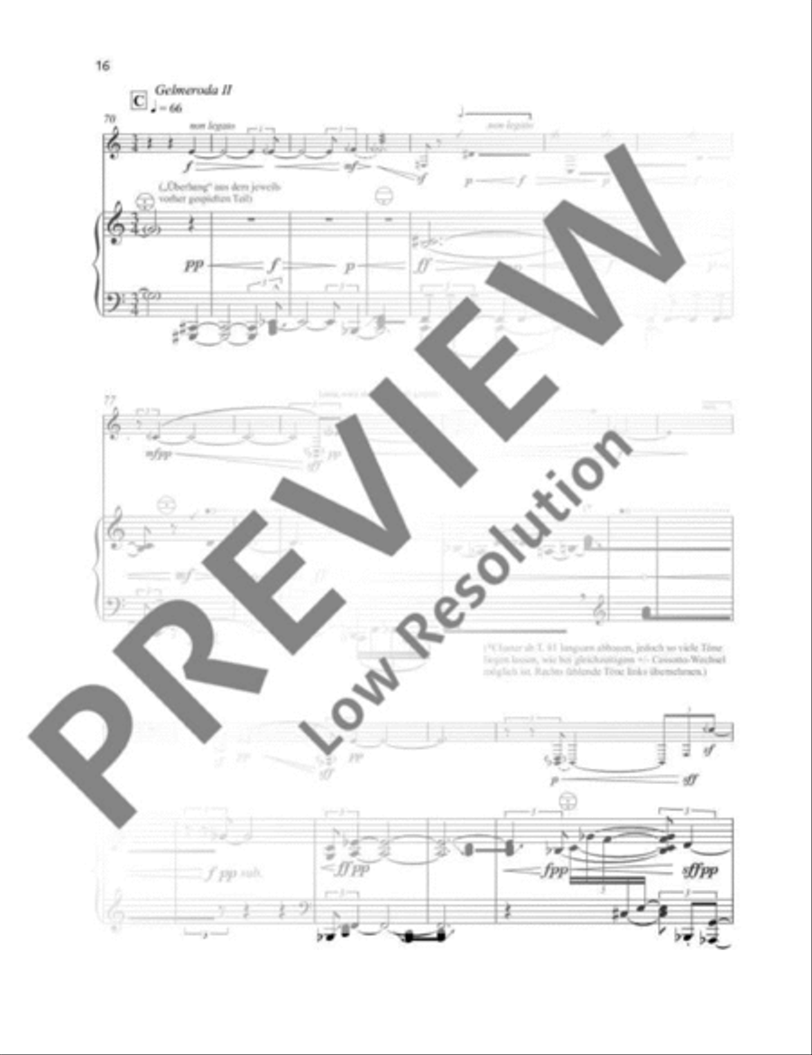 Kanten. Konturen Kanten. Konturen Clarinet scores gallery preview page 17