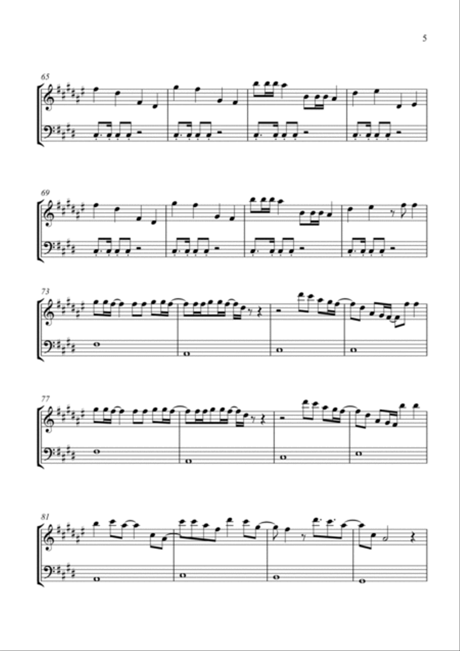 Bloody Mary Woodwind Duet scores gallery preview page 5