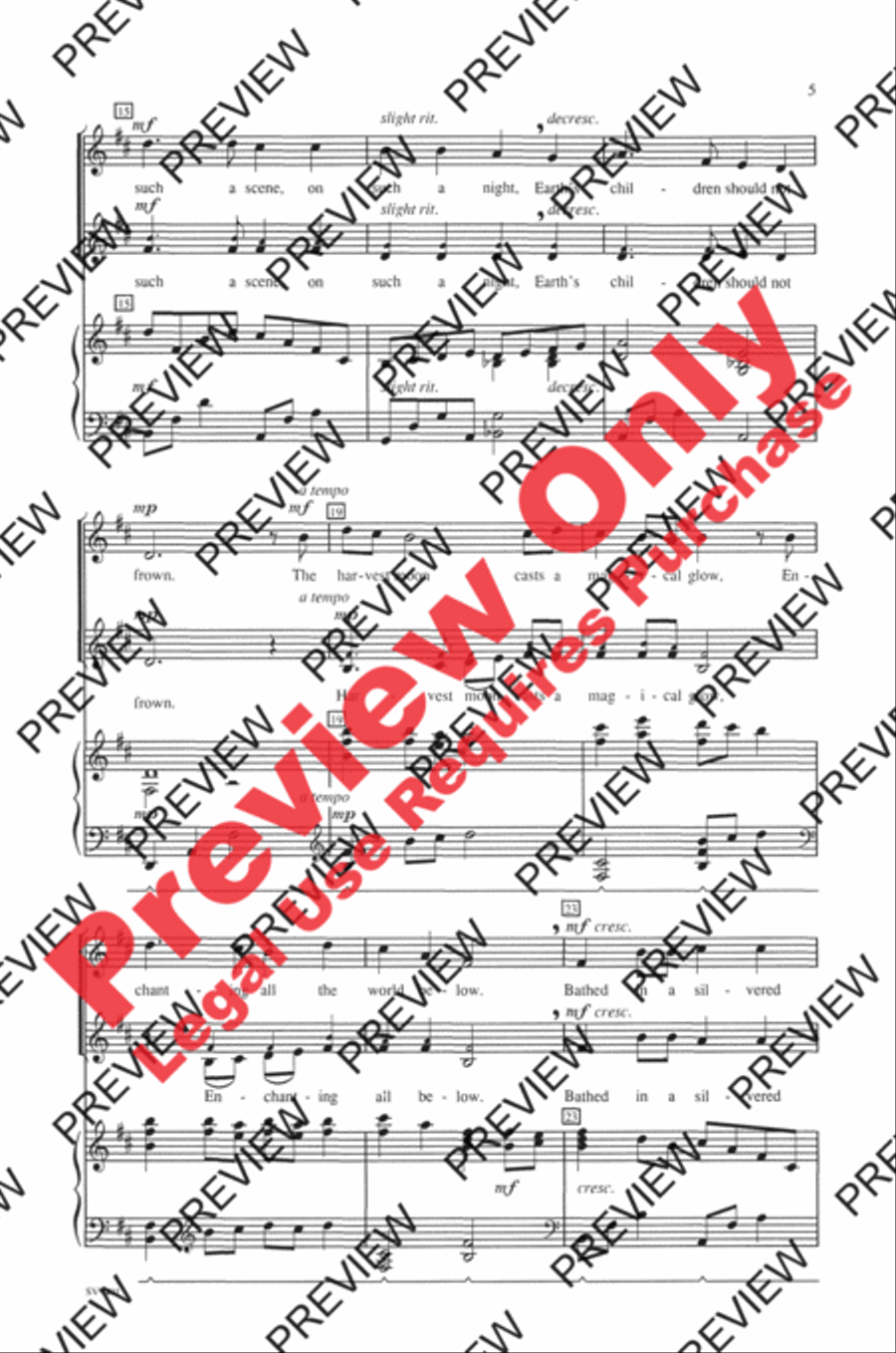 Autumn Vesper 2-Part scores gallery preview page 4