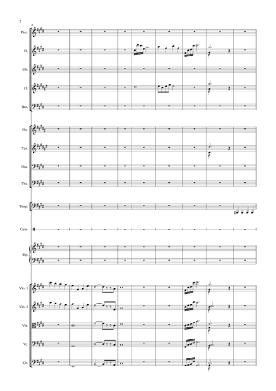 an egyptian princess Small Ensemble scores gallery preview page 3