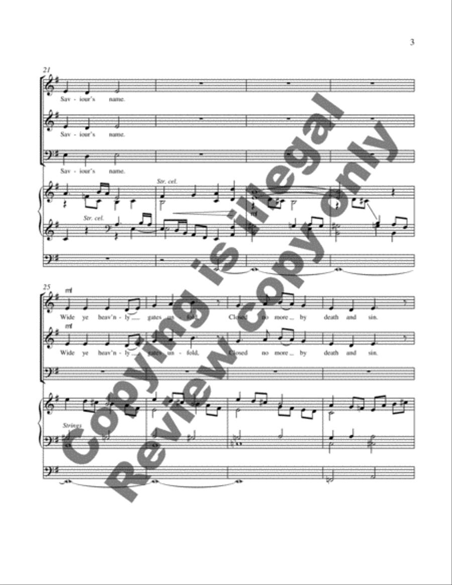 Who is This That Comes from Far 3-Part scores gallery preview page 8