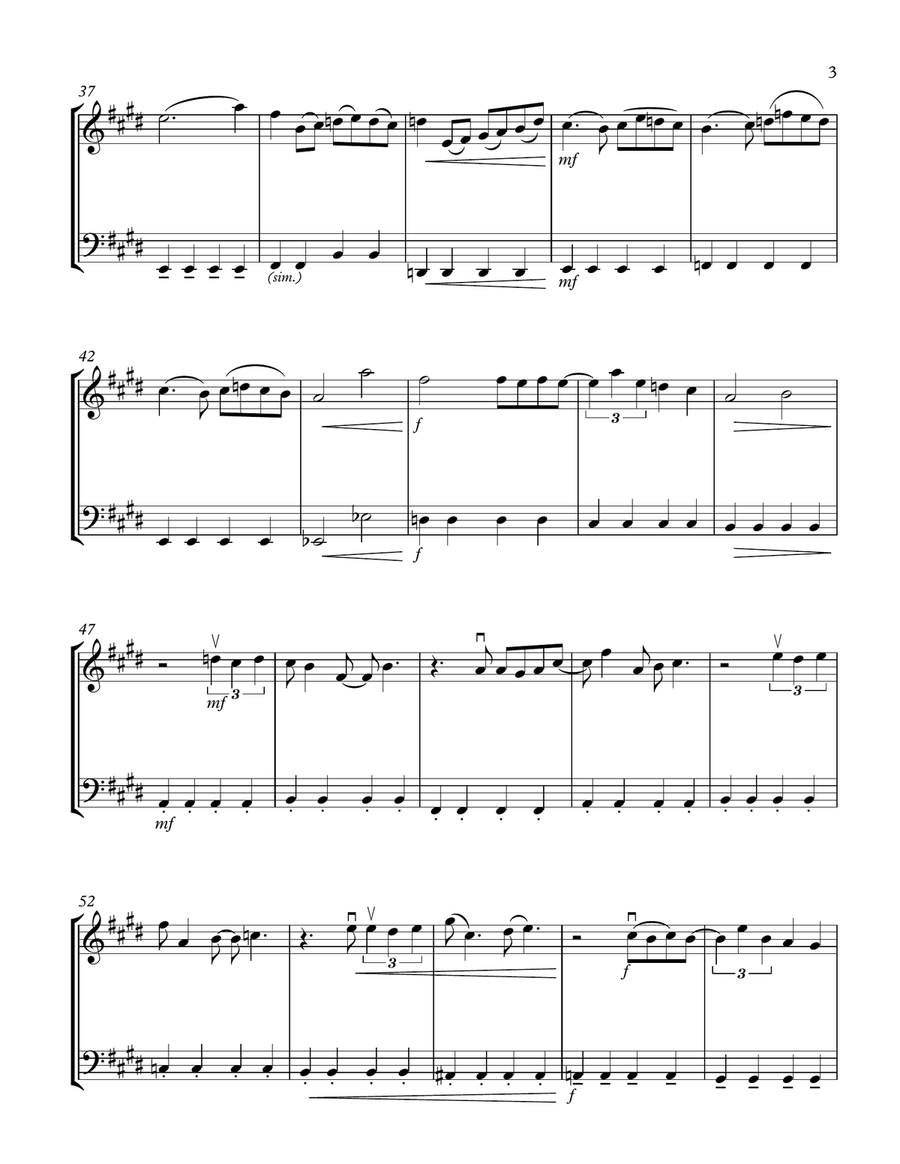 God Only Knows String Duet scores gallery preview page 3