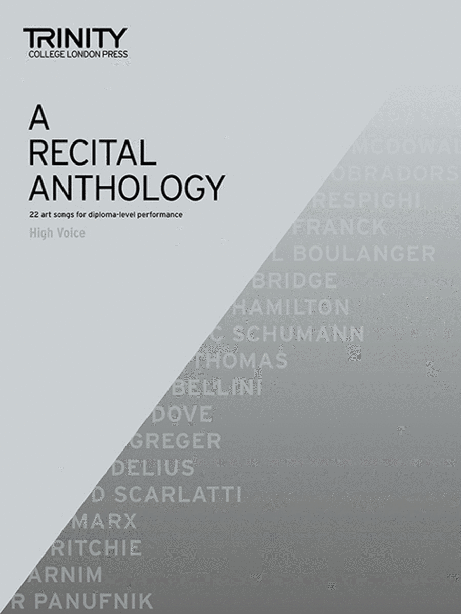 A Recital Anthology (High Voice)