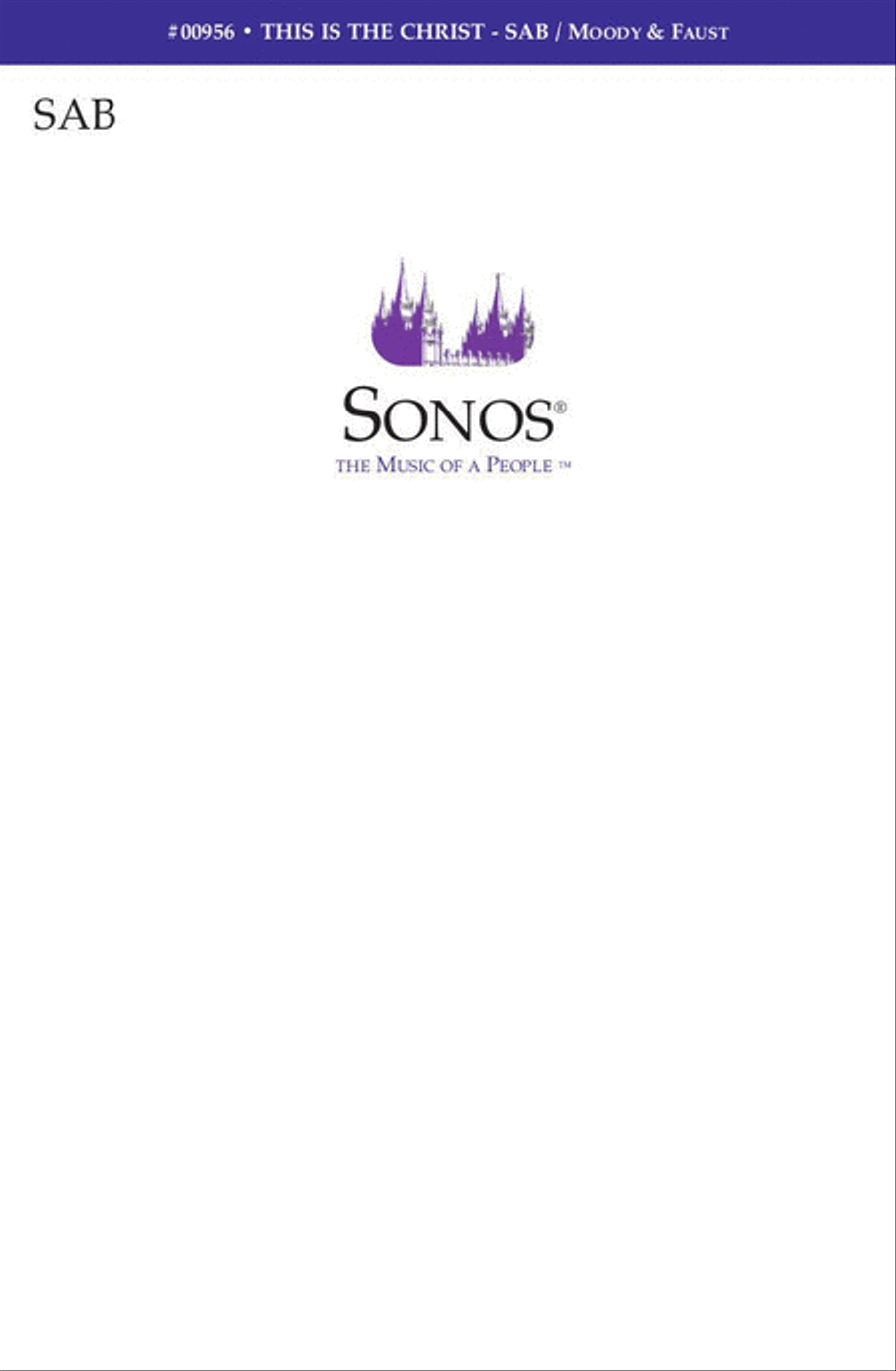This Is the Christ - SAB 3-Part scores gallery preview page 1