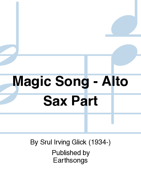 magic song - alto sax part