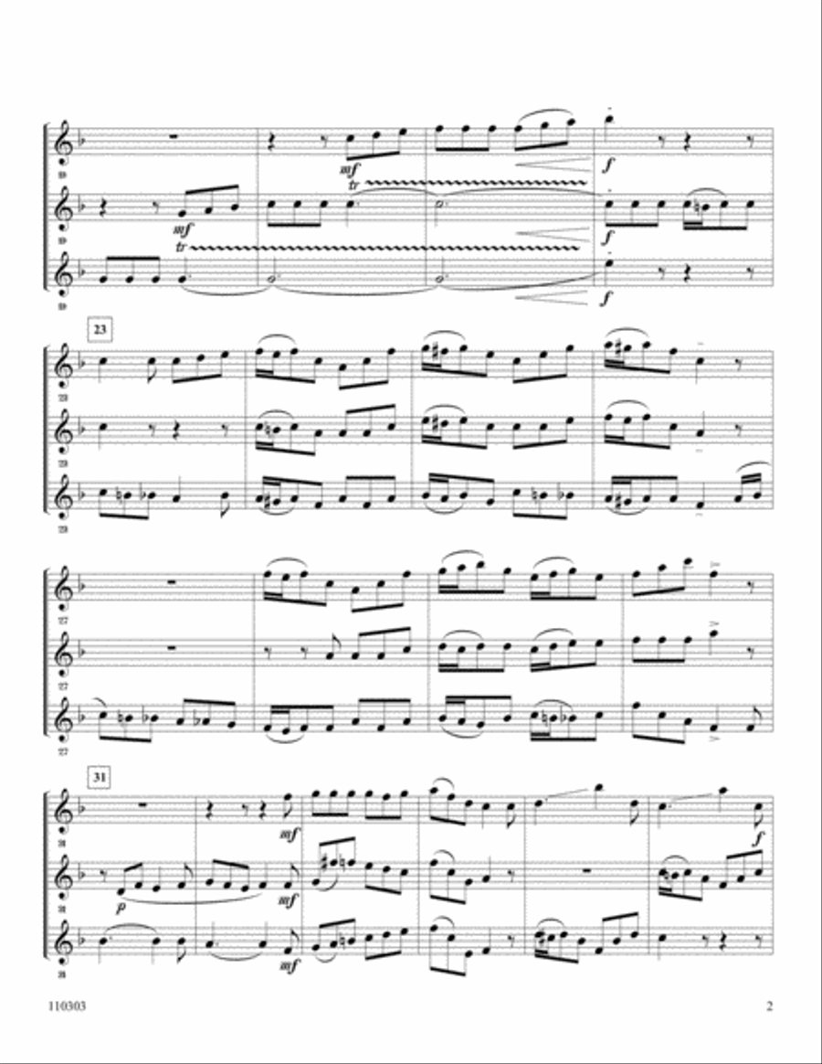 Redeemed Flute Trio scores gallery preview page 2