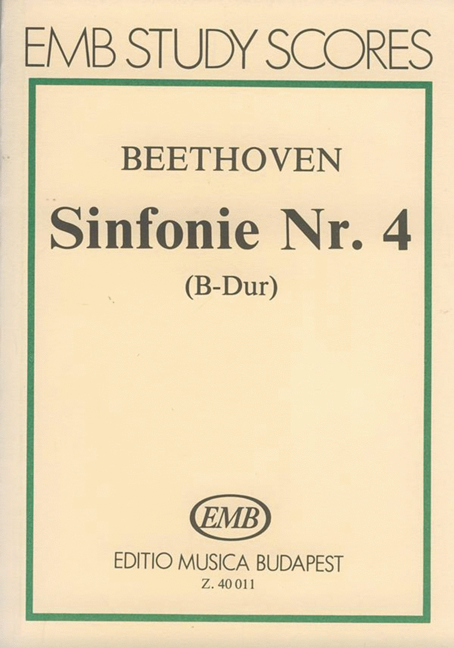 Sinfonie Nr. 4 (B-Dur) op. 60