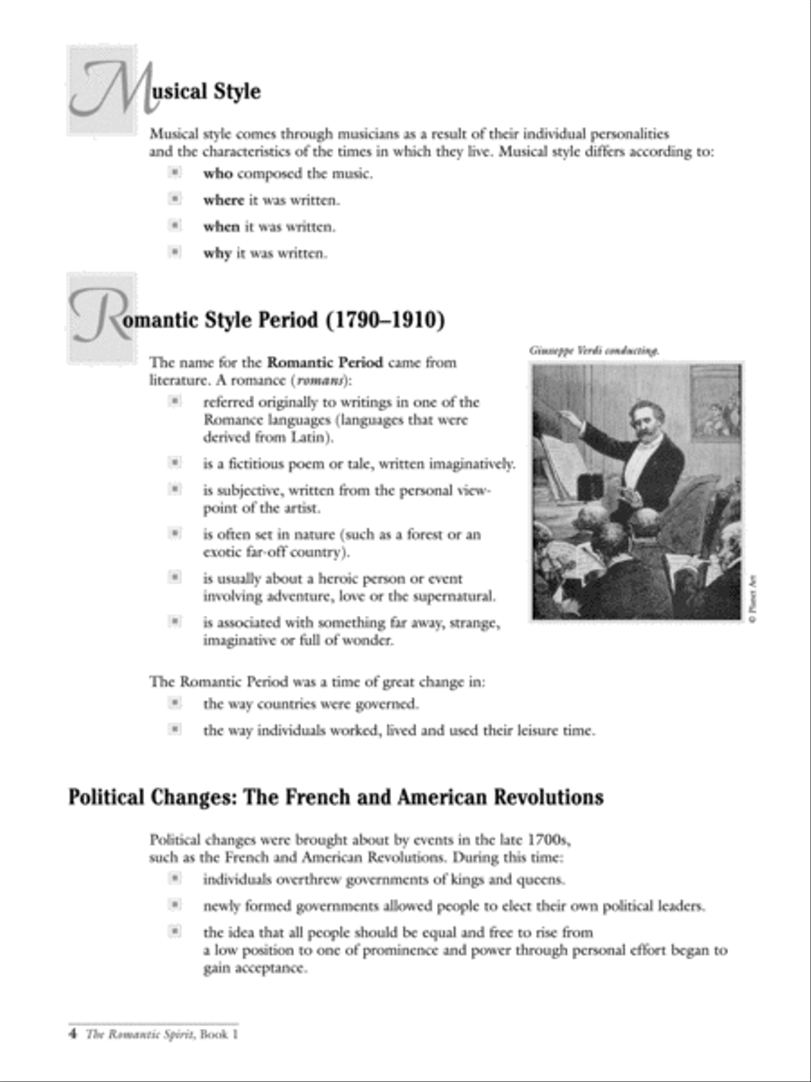 The Romantic Spirit (1790--1910), Book 1 Piano Solo scores gallery preview page 3