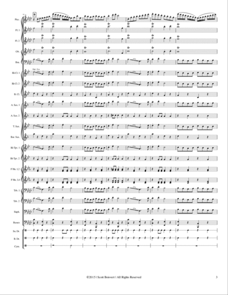 Weary Man's March Weary Man's March Concert Band scores gallery preview page 4