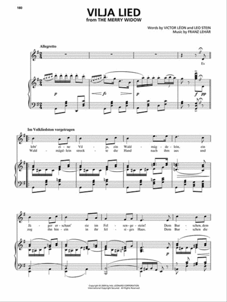 The Big Book of German Songs Piano, Vocal, Guitar scores gallery preview page 8
