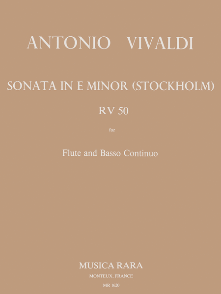 Sonata in E minor RV 50