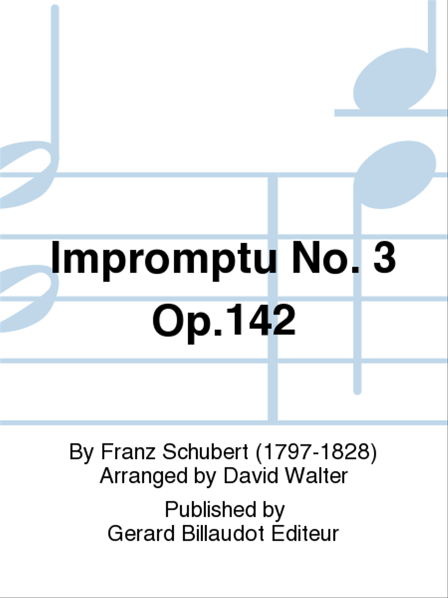 Impromptu No. 3 Op. 142 Oboe Solo scores gallery preview page 1