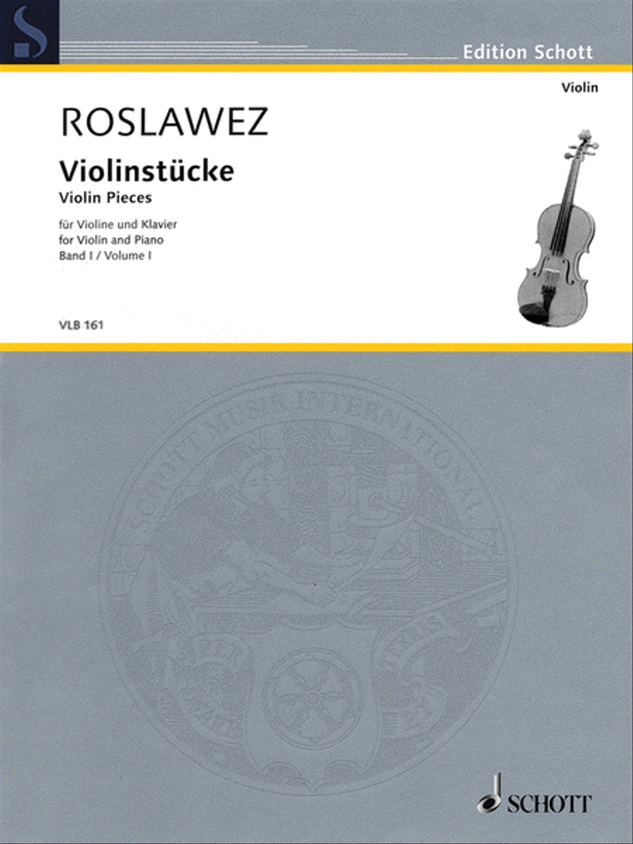 Violin Pieces – Volume 1 Violin Solo scores gallery preview page 1