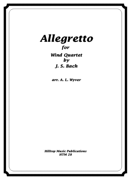 Allegretto arr. wind quartet image number null