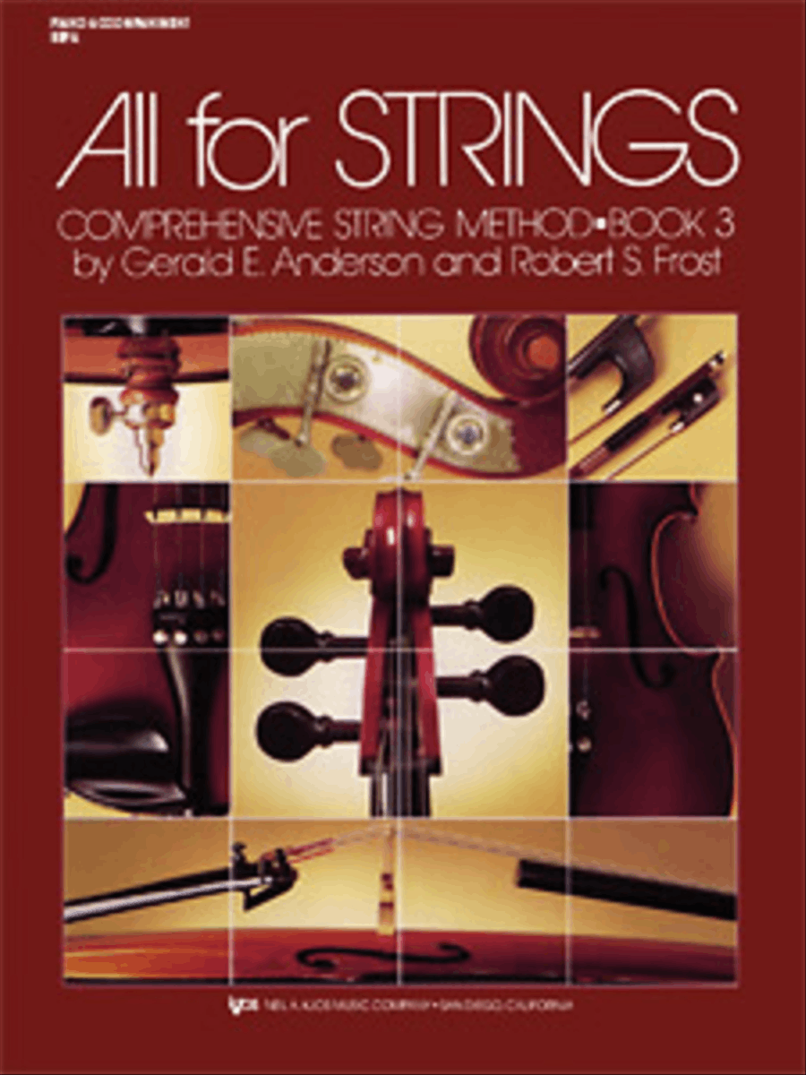 All For Strings Book 3 - Piano String Methods scores gallery preview page 1