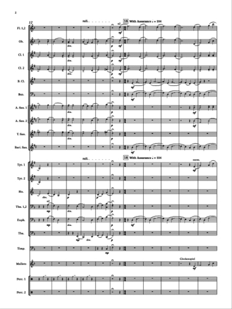 American Wonders: Path of Totality Concert Band scores gallery preview page 4